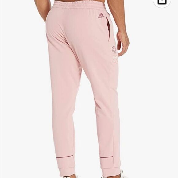 Adidas Men's Harden Foundation Pants Wonder Mauve S Nwt‎ - Picture 2 of 6